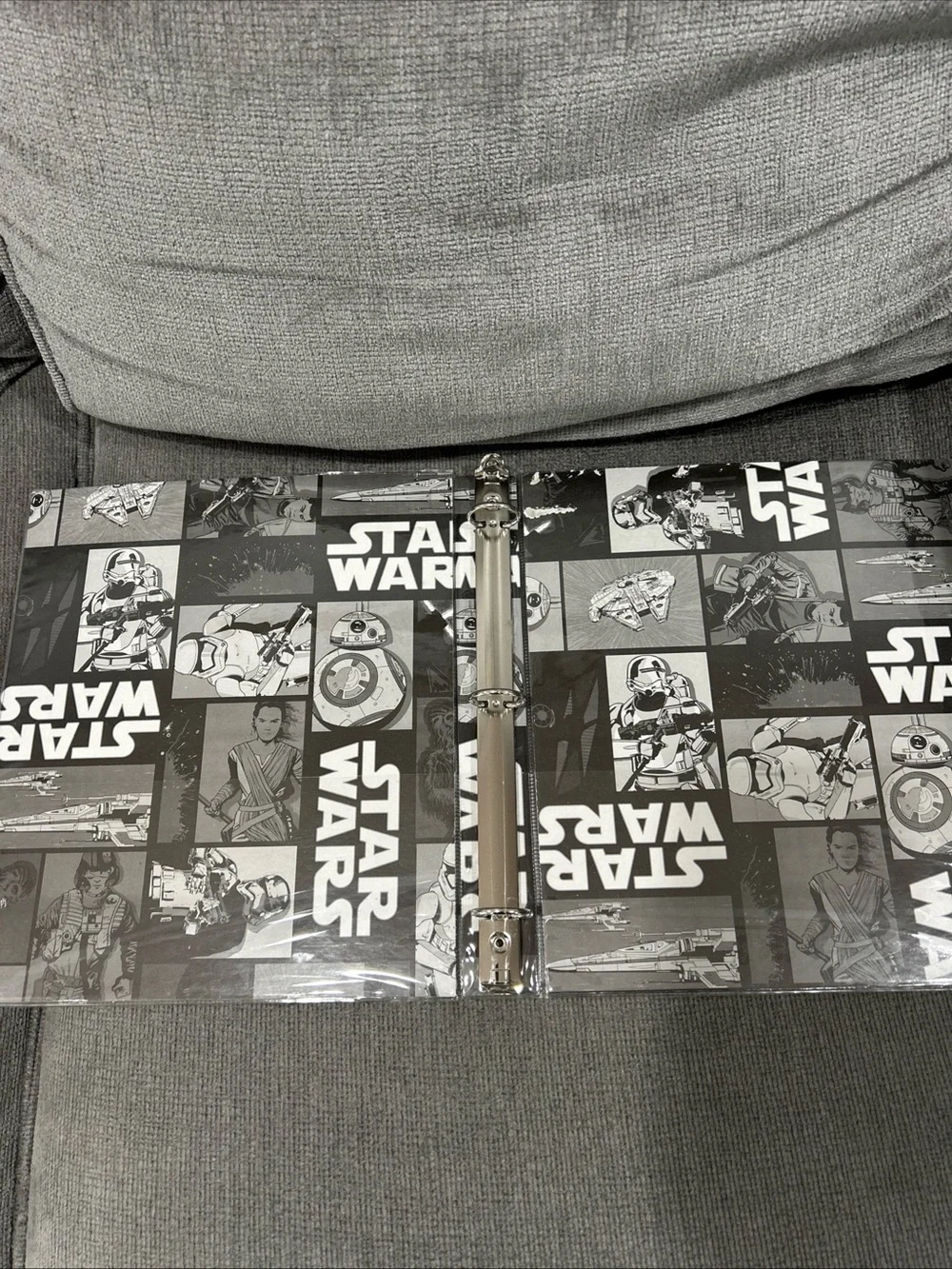Disney Star Wars The Force Awakens 3 Ring Binder Lot Of 2 BB-8